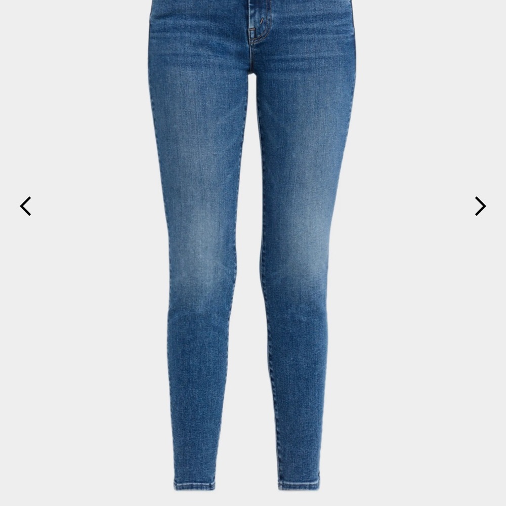 MOTHER Women's Skinny Jean high waist looker color - balls of yarn